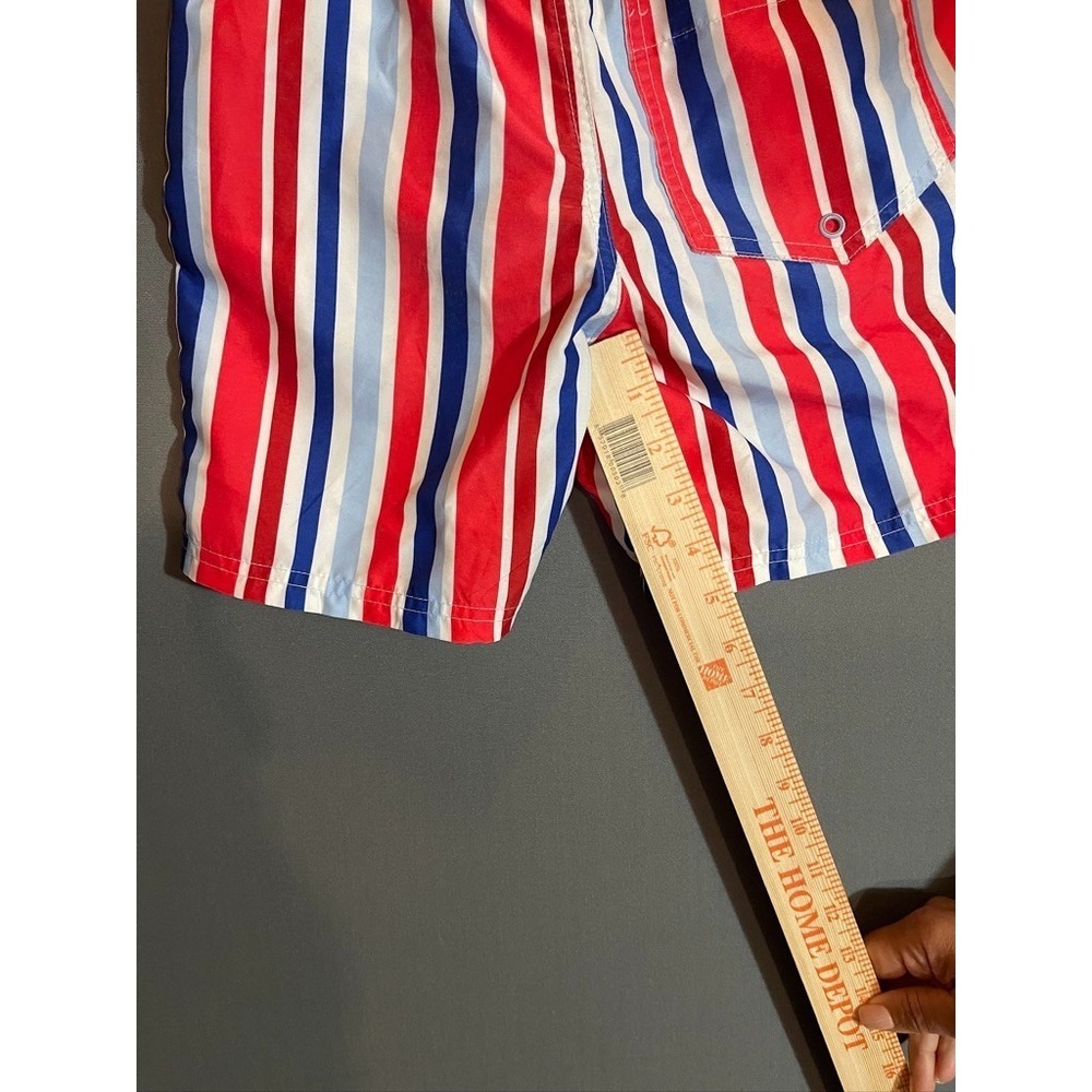 Toddler boys cat and jack swim trunks size 8 primary colored striped - Picture 9 of 9